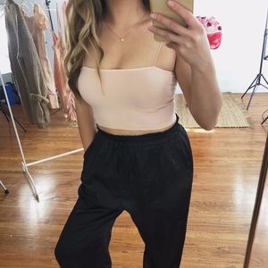 Valentines day thin strap tube cami crop top